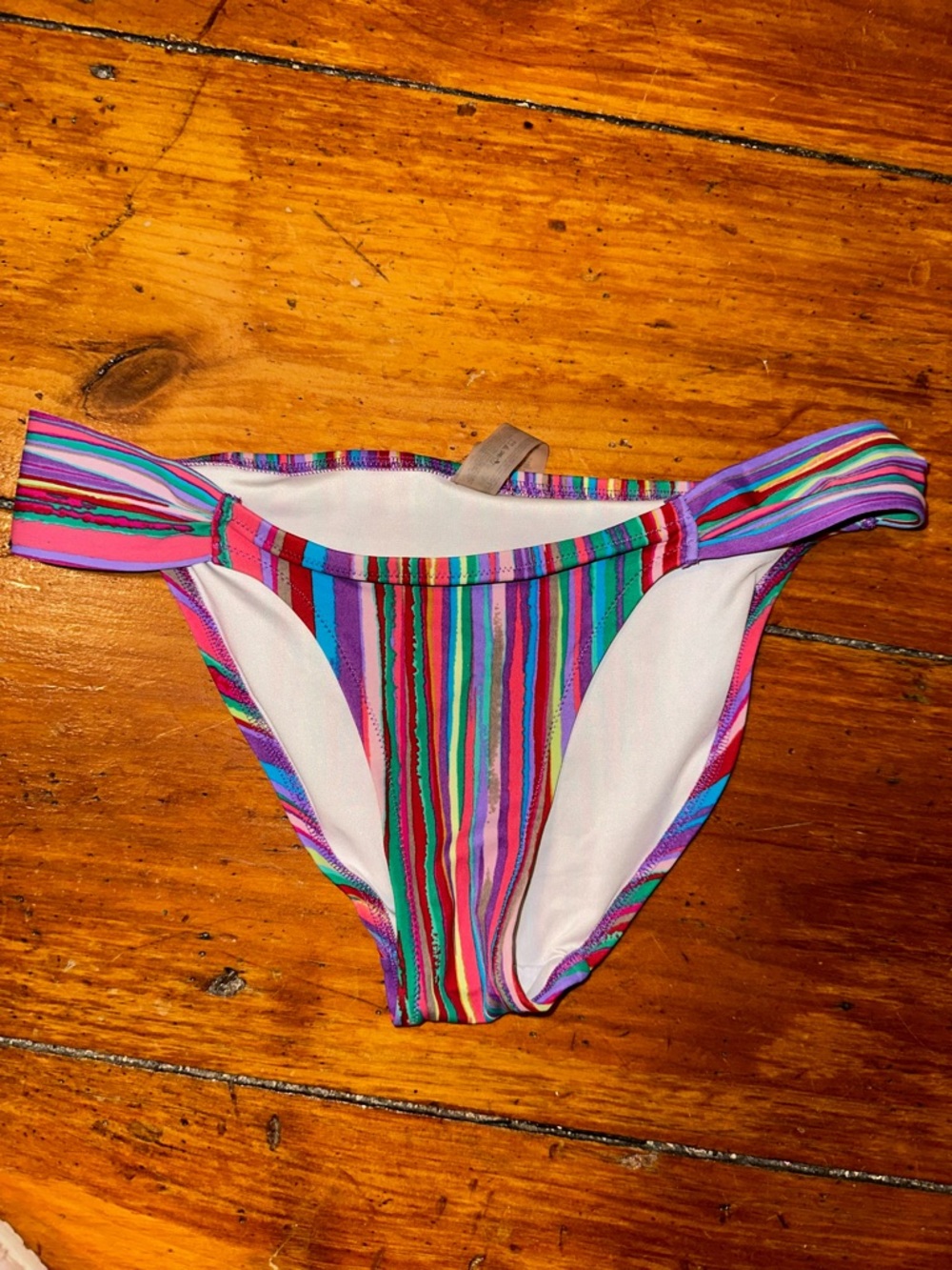 Vintage Victoria's Secret Multicolor Striped Bikini Bottoms